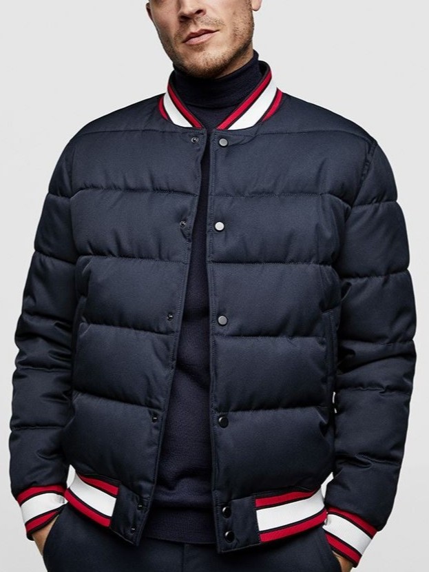 ZARA เสื้อผ้านวม คอปีน Korea