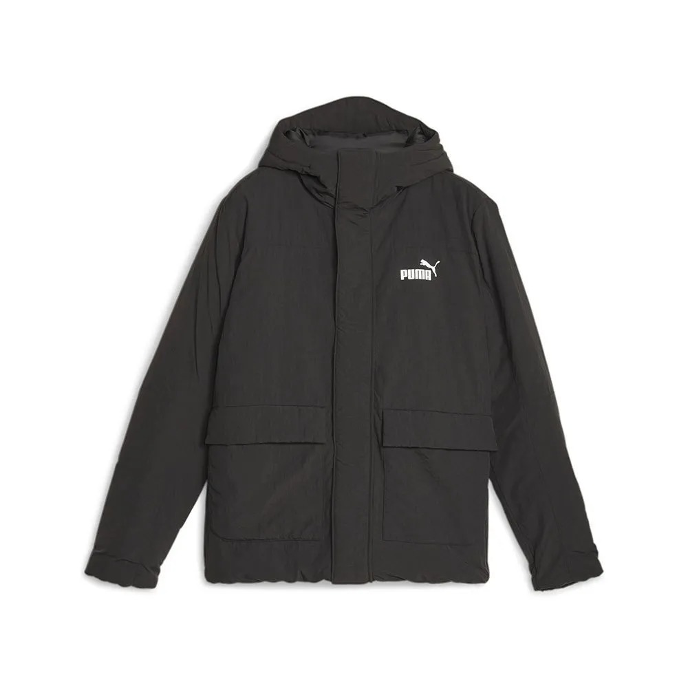 PUMA Jacket ผ้าเรียบ ฮู้ด ดำ S 40