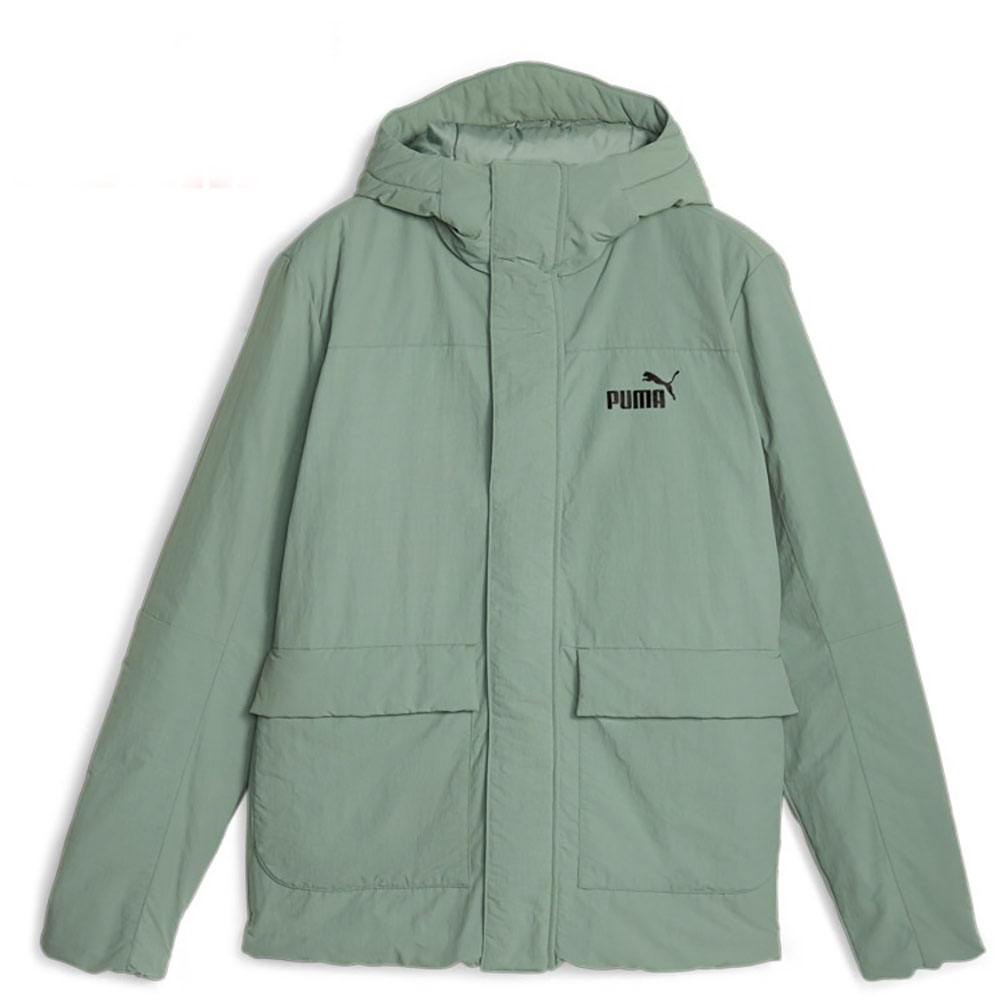 PUMA Jacket ผ้าเรียบ ฮู้ด เขียว XS 38