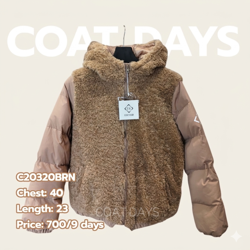 CoatOver puffer แขนนวม ตัวปุย