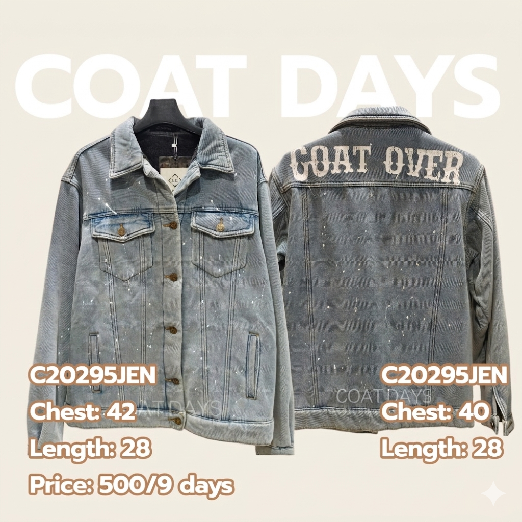 CoatOver ยีนส์ บุขน