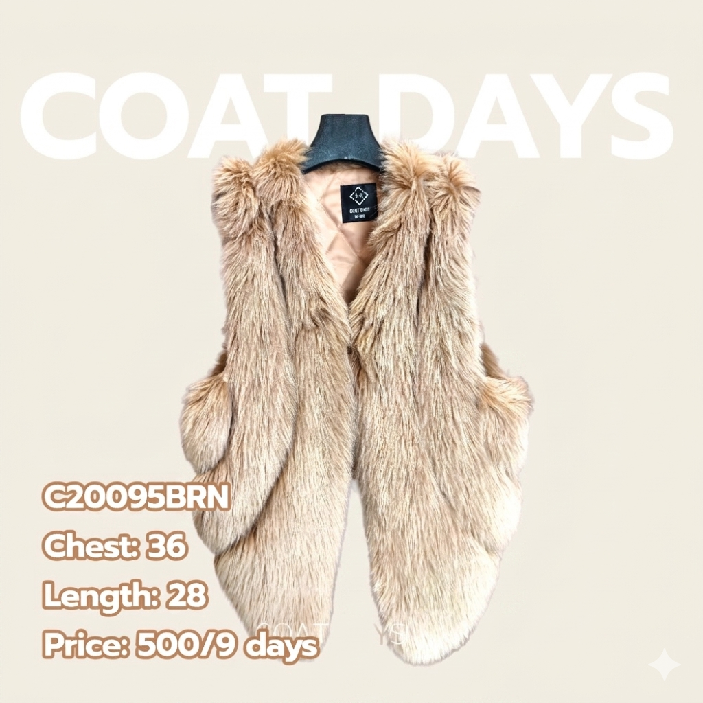 CoatOver กั๊ก ขนเฟอ แขนกุด