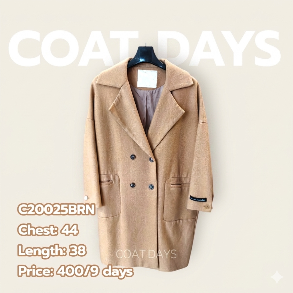oversize wool coat unisex lemon tree นต