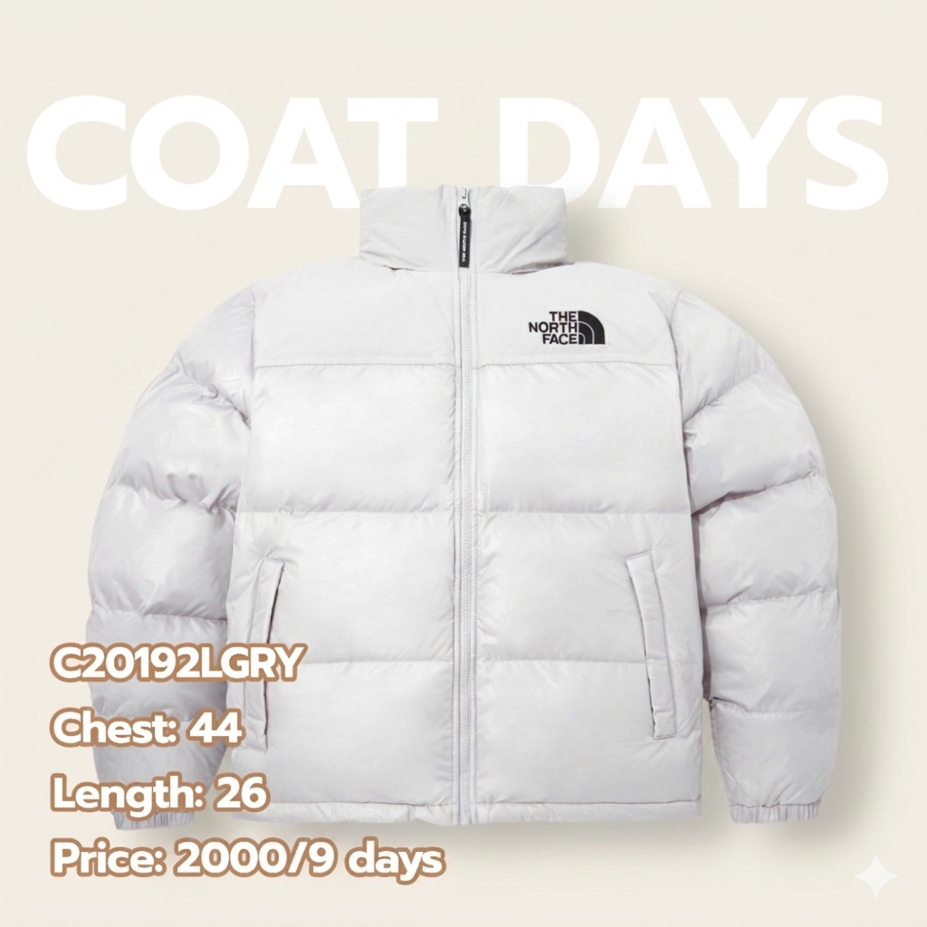 The North Face on ball jacket คอตั้ง